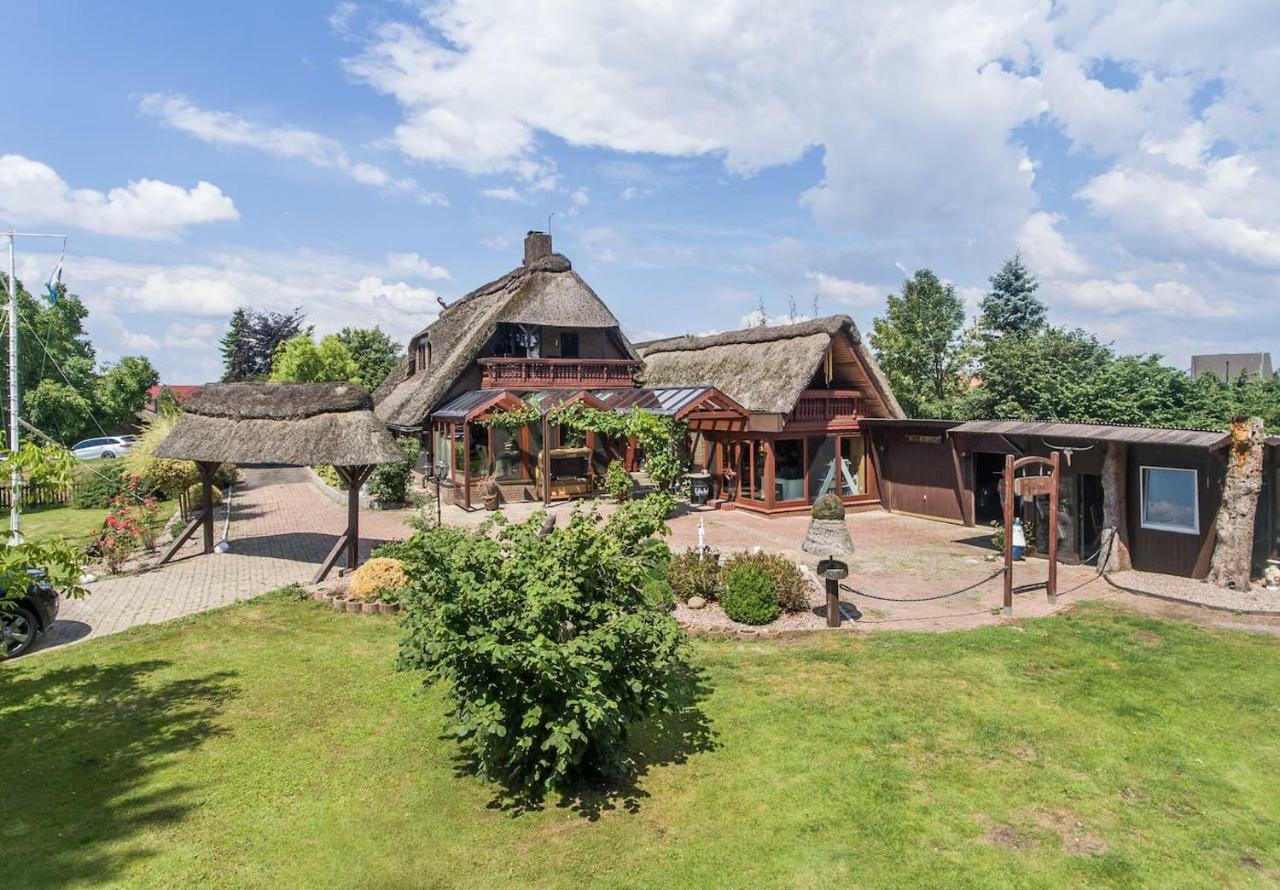 Ferienwohnung Eulenhof -Direkt An Der Este Jork Exterior foto